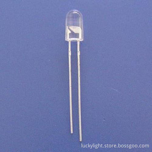 5mm round LED, super right with 640nm wavelength
